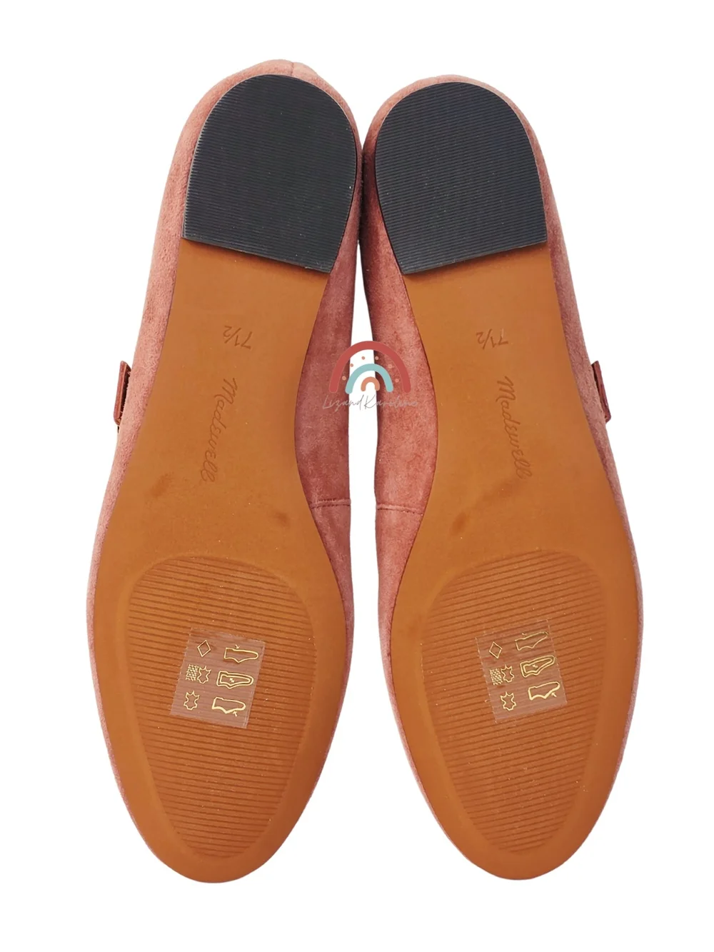 New! Madewell The Remy Mary Jane Flat in Leather Suede Rosy Mauve 7.5 - Picture 13 of 16